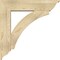 Ekena Millwork Thorton Traditional Rough Sawn Bracket w/ Offset Brace, Douglas Fir, 8"W x 34"D x 34"H BKT0806X34X34THR01RDF - alternate 2